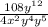 \frac{108y^1^2}{4x^2y^4y^5} 