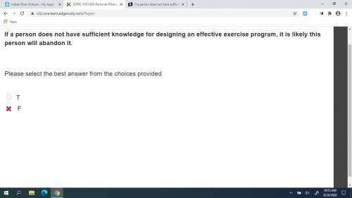 If a person does not have sufficient knowledge for designing an effective exercise program, it is li