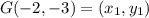 G(-2, -3) = (x_1, y_1)