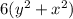 6( {y}^{2}  +  {x}^{2} )