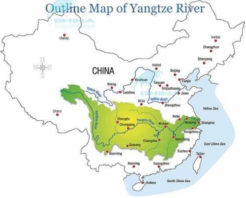 The Yangtze River is located in .

A.
southern China
B.
northern China
C.
eastern Mongolia
D.
wester