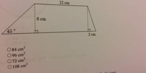 1.find the area of the trapezoid. leave your answer in simplest radical form. the figure is not draw