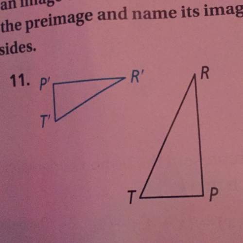 Choose an angle or point from the preimage and name its image