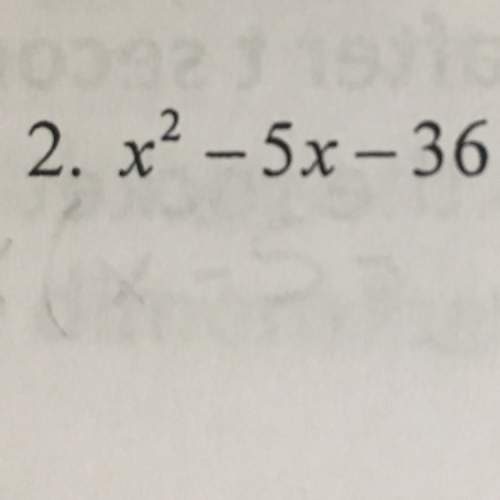 What is the answer to this? it says i have to factor it