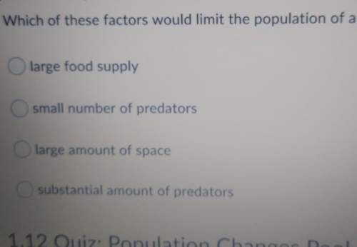 Which of these factors one when it is there pollution of a species