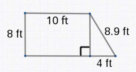 What is the area of this figure rounded to the nearest tenth?