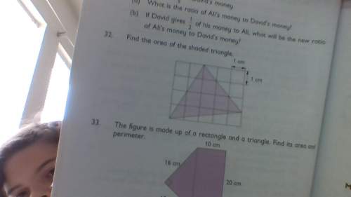 Find the area of this triangle. the one in the middle.