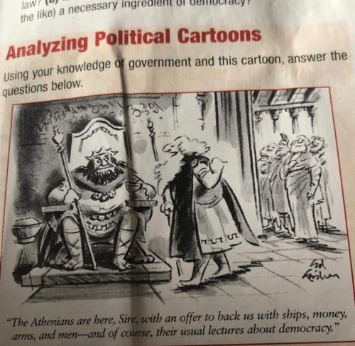 1what form of government is represented by the king in this cartoon?  2 what does this c