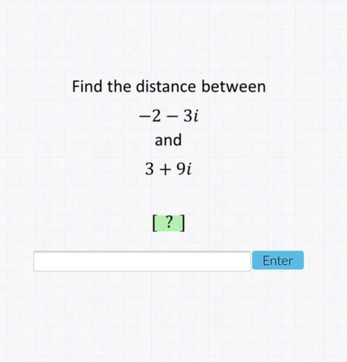 Find the distance between -2-3i and 3+9i