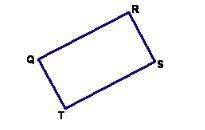 Quadrilateral qrst is a rectangle. rt = 5x + 1 and qs = 6x – 3. find qs. a. 8