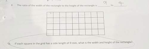 A.the ratio of the width of the rectangle to the height of the rectangle isleis