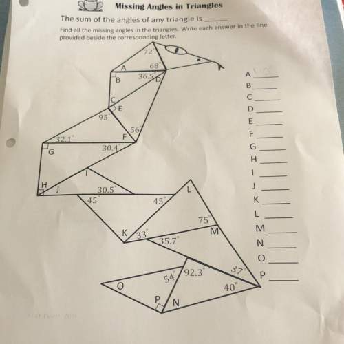 Missing angles in triangles worksheet