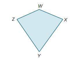 In kite wxyz, the measure of x=z=86° and y=72°what is the measure of w?