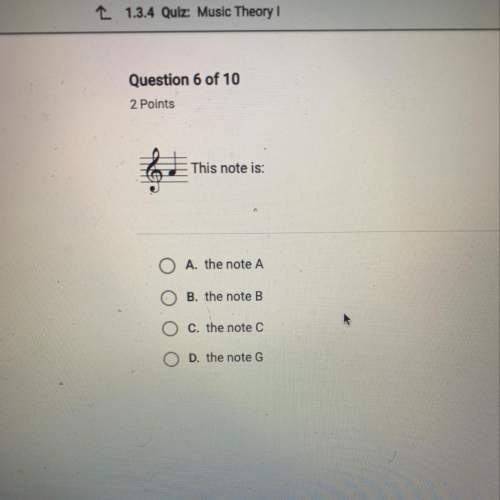 This note is ?  note a note b note c note g