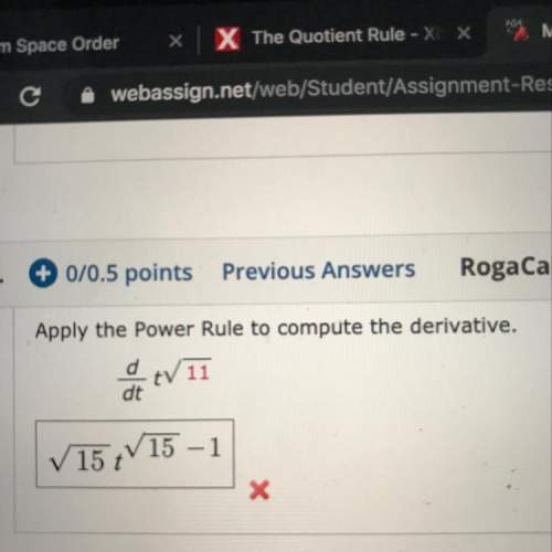 Apply the power rule to compute the derivative