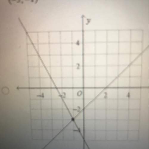 Solve the system by graphing. { -2x = 2y-4 {2x -y = -5