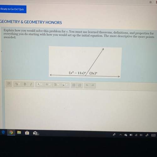 Explain how you would solve this problem for x