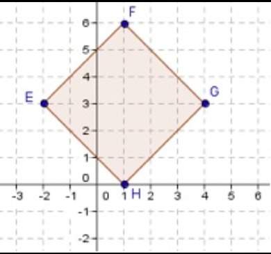 Find the midpoint of side ef