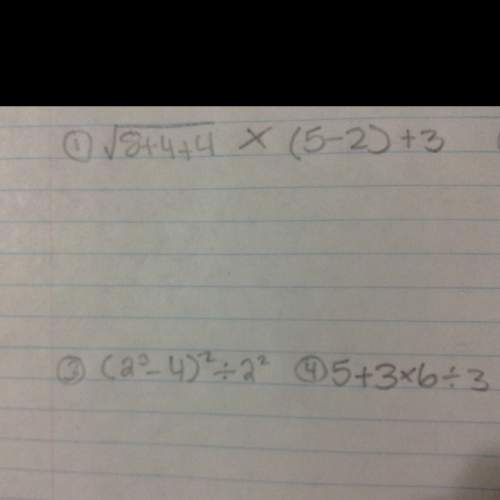 Answer this and show steps question #1,3,4