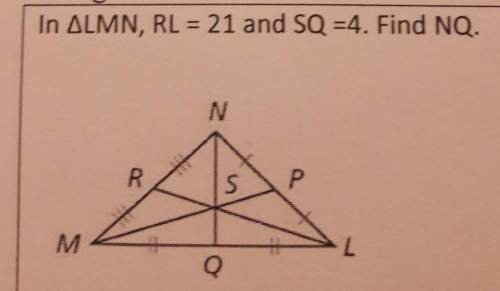 Me in almn, rl = 21 and sq =4. find nq.