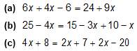 Asap- do the following equations identify as a. identity b. contradict