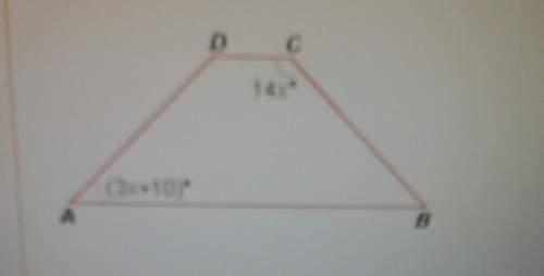 What is the value of x in the isosceles trapezoid below