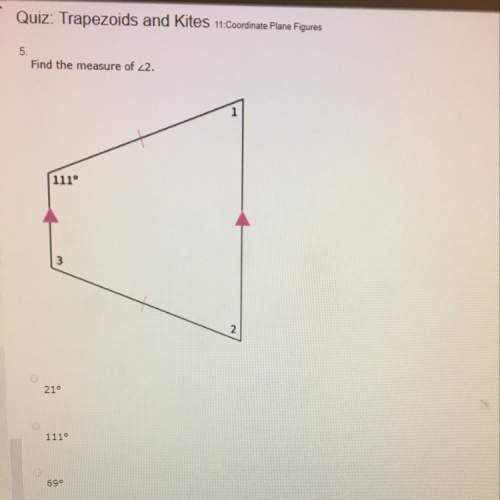 Find the measure of angle 2. image attached