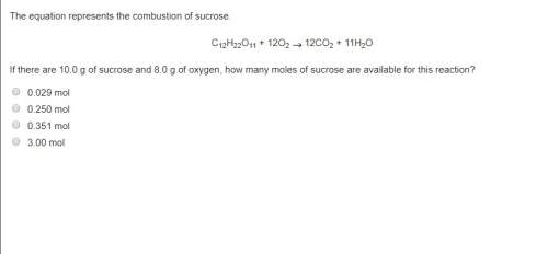 The equation represents the combustion of sucrose.