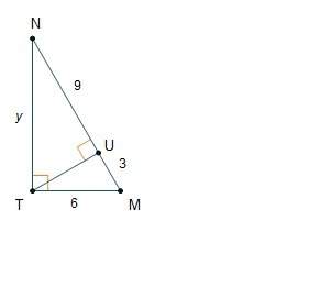 What is the value of y?  answer choices are:  3√3 6√3 9√3 12√3&lt;