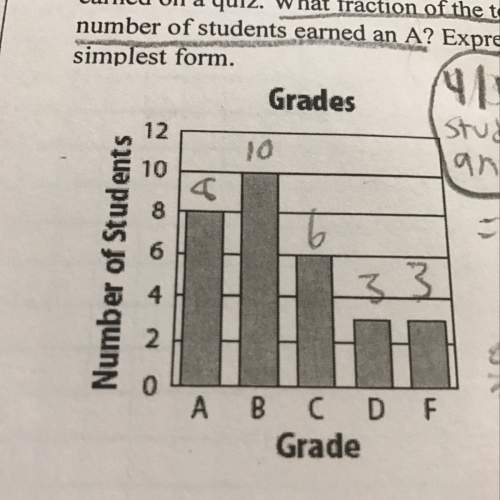 What fraction of the total # of students earned at least a c? include small explanation on how you
