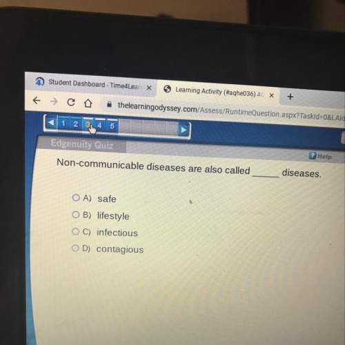 Noncommunicable diseases are also called diseased