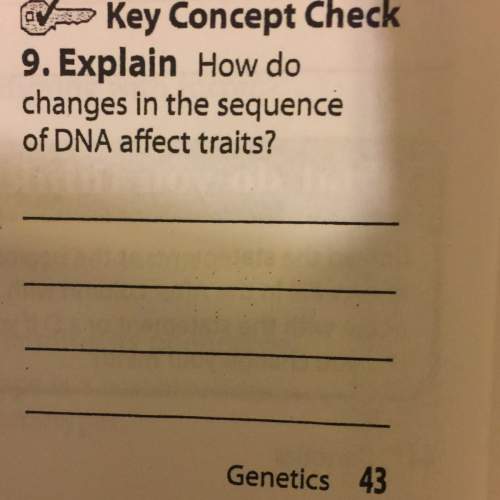 How do changes in the sequence of dna affect traits?
