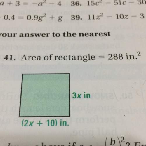Me with number 41. find the value of x