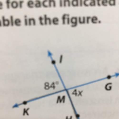 Solve for each indicated angle measure or variable in the figure. m x
