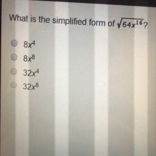 What is the simplified form of 64x^16