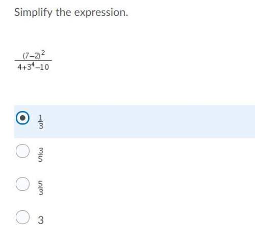 Answer quick ? simplify the expression