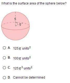 Im so confused? ?  what is the surface area of the sphere below?