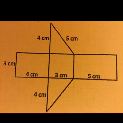 What 3d figure will this net create?  what is the surface area of this figure?
