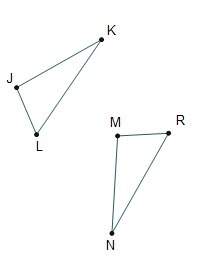 In the diagram, kl ≅ nr and jl ≅ mr. what additional information is needed to show δjkl ≅ δmnr by sa