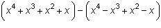 What is the difference of the polynomials?  (picture attached) a. 2x^2
