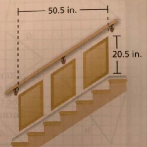 The staircase has three parallelogram-shaped panels that are the same size. the horizontal distance