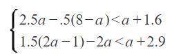 25 points for this question. solve the system of inequalities: