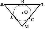 Given: δklm circle o inscribed in δklm kb = 7, lc = 9, am = 8 find: perimeter of