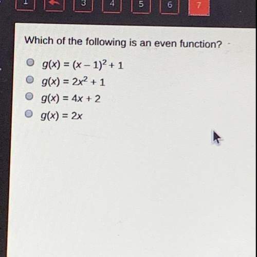 Which of the following is an even function