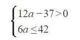 25 points for this question. find all the integer solutions to each system of the inequalities: