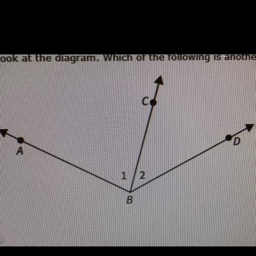 Look at the diagram. which of the following is another name for &lt; 1  a. &lt; cba