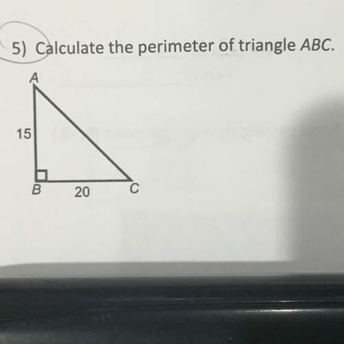How do you find the perimeter of triangle abc?