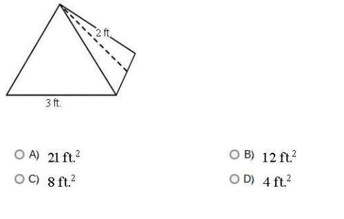 The base of this regular right pyramid is a square. what is its surface area?