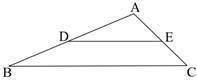 In triangle abc shown below, side ab is 8 and side ac is 6: triangle abc with segment joining point