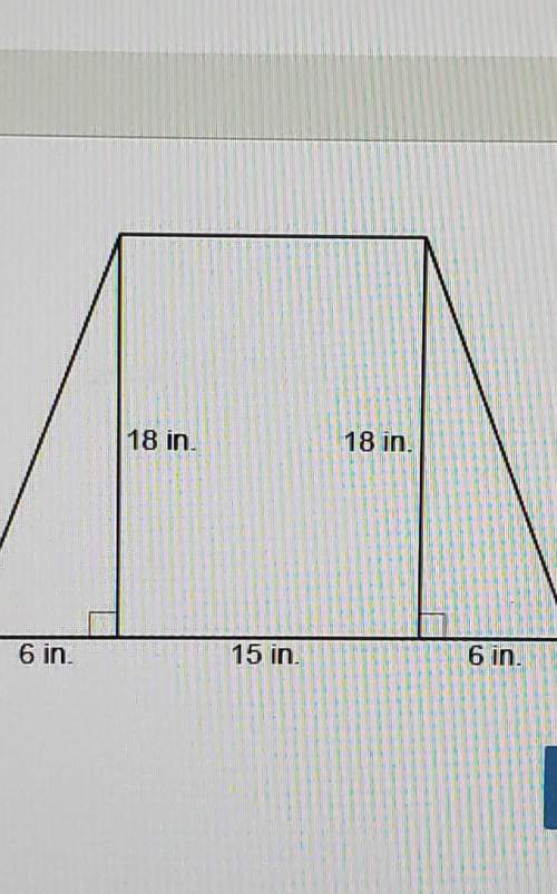 What is the area of the trapezoid? enter your answer in the box. !